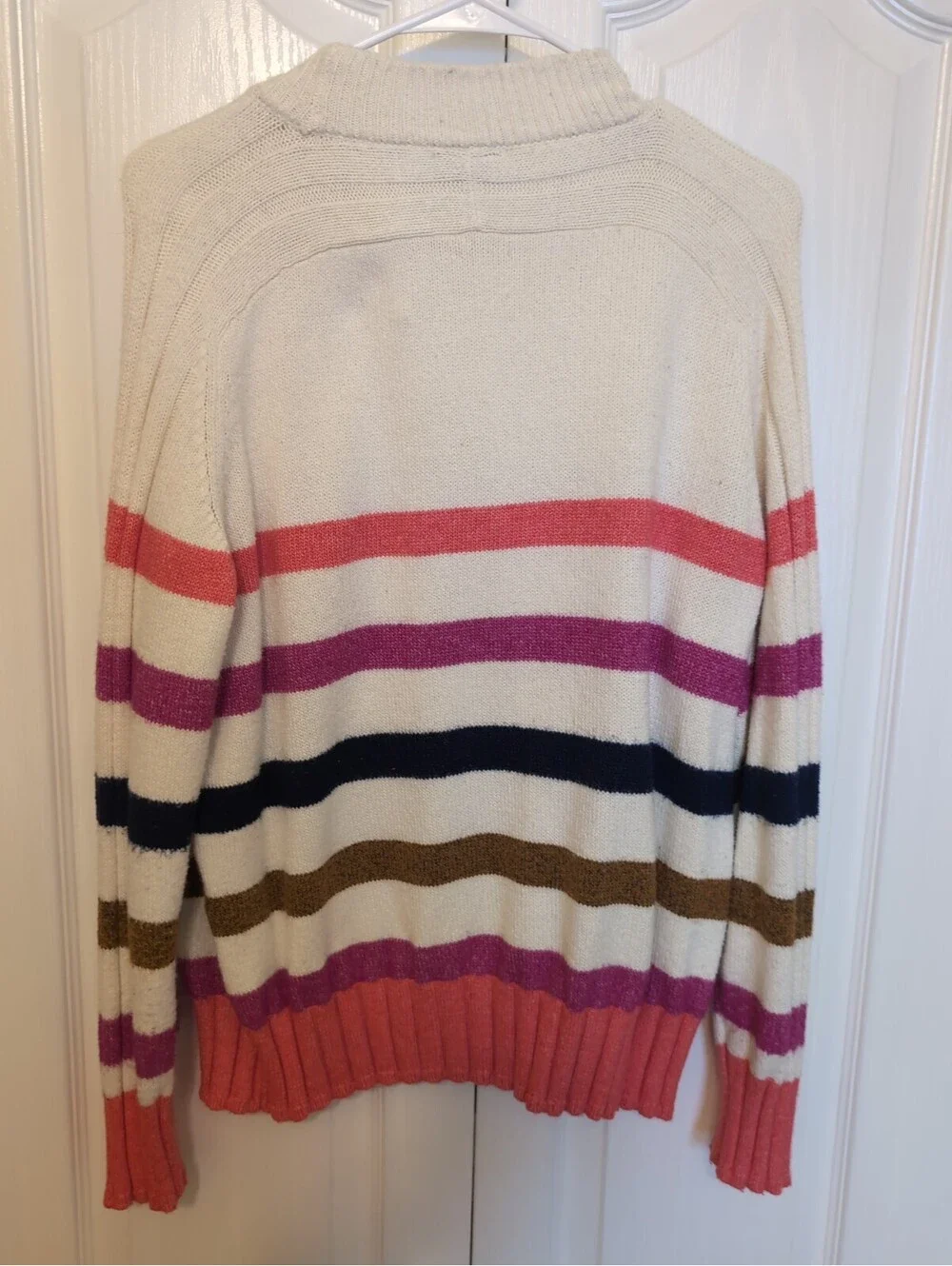St Johns Bay Women’s XL Striped Sweater